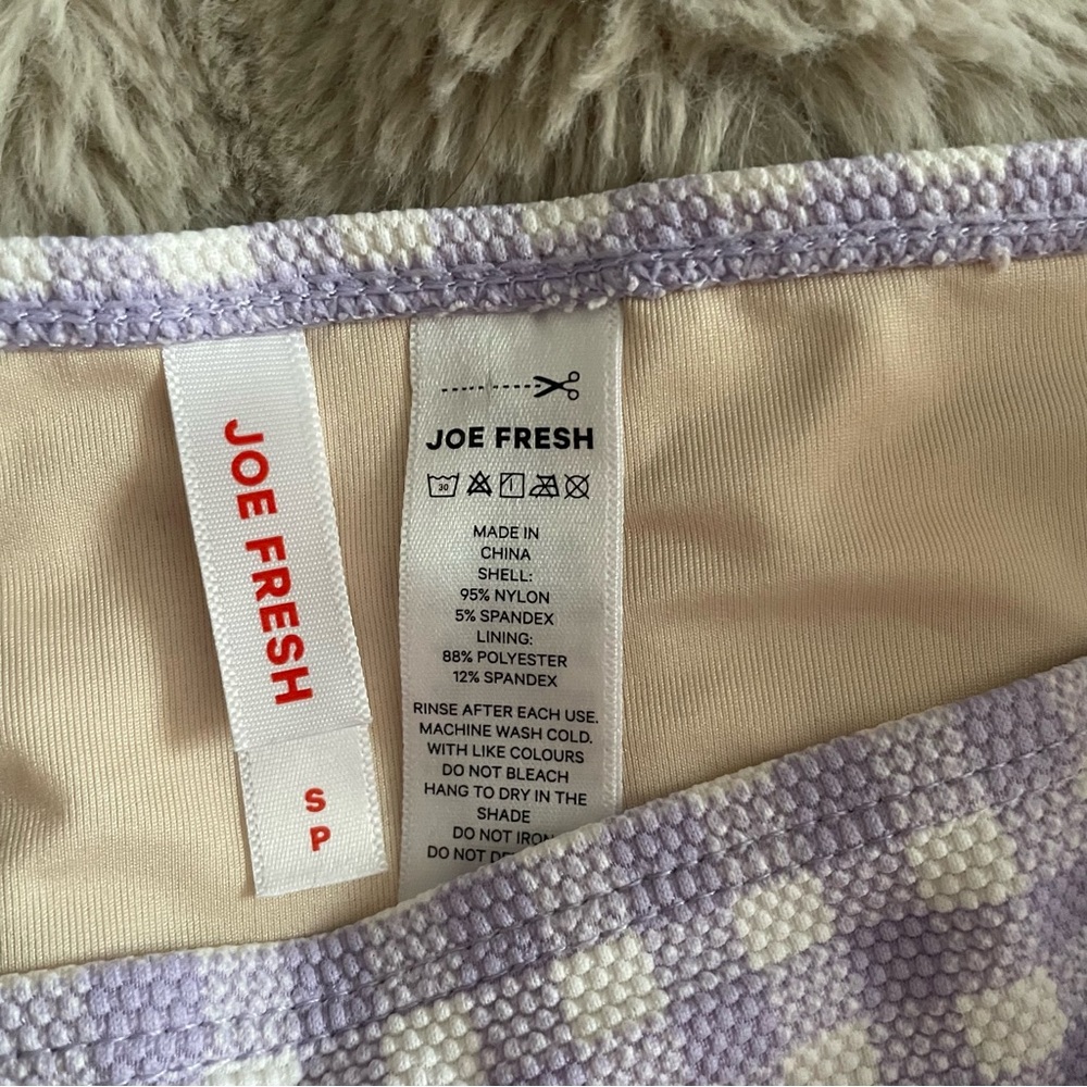 Purple Gingham Bikini Set - Picture 2 of 4